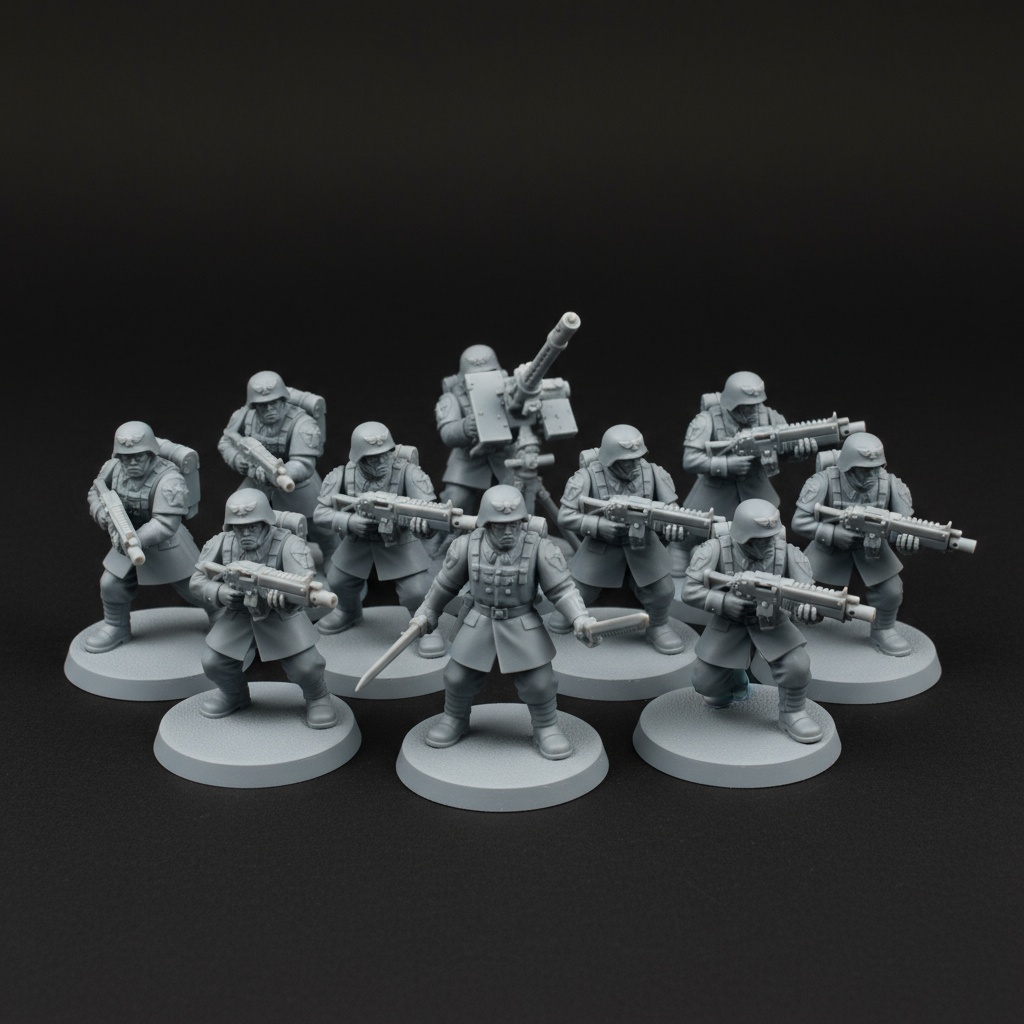 Gruppebillede af Astra Militarum